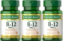 Buunty B-12 της φύσης Γρήγορη Διαλύστε δισκία 500 McG, 300 δισκία (3 X 100 μπουκάλια κόμη)