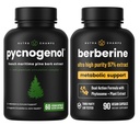 NutraChamps Πλήρης Κυκλοφορική & Μεταβολική Ενίσχυση : Pycnogenol & Berberine Duo