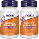 NOW Συμπληρώματα, Lutein & Zeaxanthin με 25 mg Lutein και 5 mg Zeaxanthin, 60 Softgels (πακέτο των 2)