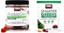 Force Factor ProbioSlim μηλίτη μηλίτη αμπελιού με οργανικά, LactoSpore & Smarter Greens Superfood Chews, Πράσινα και Superfoods με προβιοτικά, Αντιοξειδωτικό