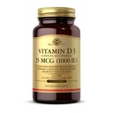 Solgar - Βιταμίνη D3 (Χολκαλσιφερόλη) 1.000 IU Softgels, 250 Count