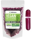 XPRS Nutra μέγεθος 3 άδεια κάψουλες - 1000 κόμης άδειος Vegan - χορτοφαγικά χάπια - DIY φυτική κάψουλα πλήρωσης - Veggie χάπια καπάκια (Purple Carrot)
