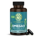 Sunwarrior Vegan Omega 3 DHA & EPA συμπλήρωμα Algal Oil Προτεινόμενη εναλλακτική λύση για τα ιχθυέλαια υποστηρίζει το Brain Eye Joint & Heart Health (60 Count)