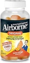 Airborne Vitamin C 750mg (per Serving) Zesty Orange Flavored Gummies (63 Count in a Bottle), Gluten-Free Immune Support Supplement with Vitamins A C E, Selenium, Echinacea & Ginger