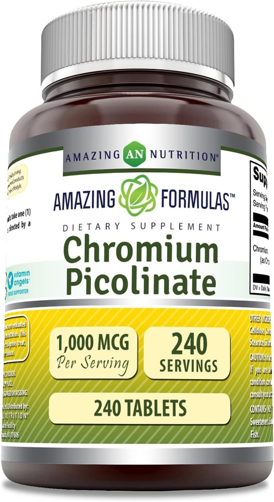 Amazing Formulas Chromium Picolinate 1000 Mcg 