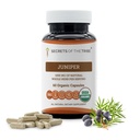 Μυστικά του Tribe Juniper 60 κάψουλες, 1000 mg, USDA Organic Juniper (Juniperus communis) Αποξηραμένο μούρο (60 κάψουλες)