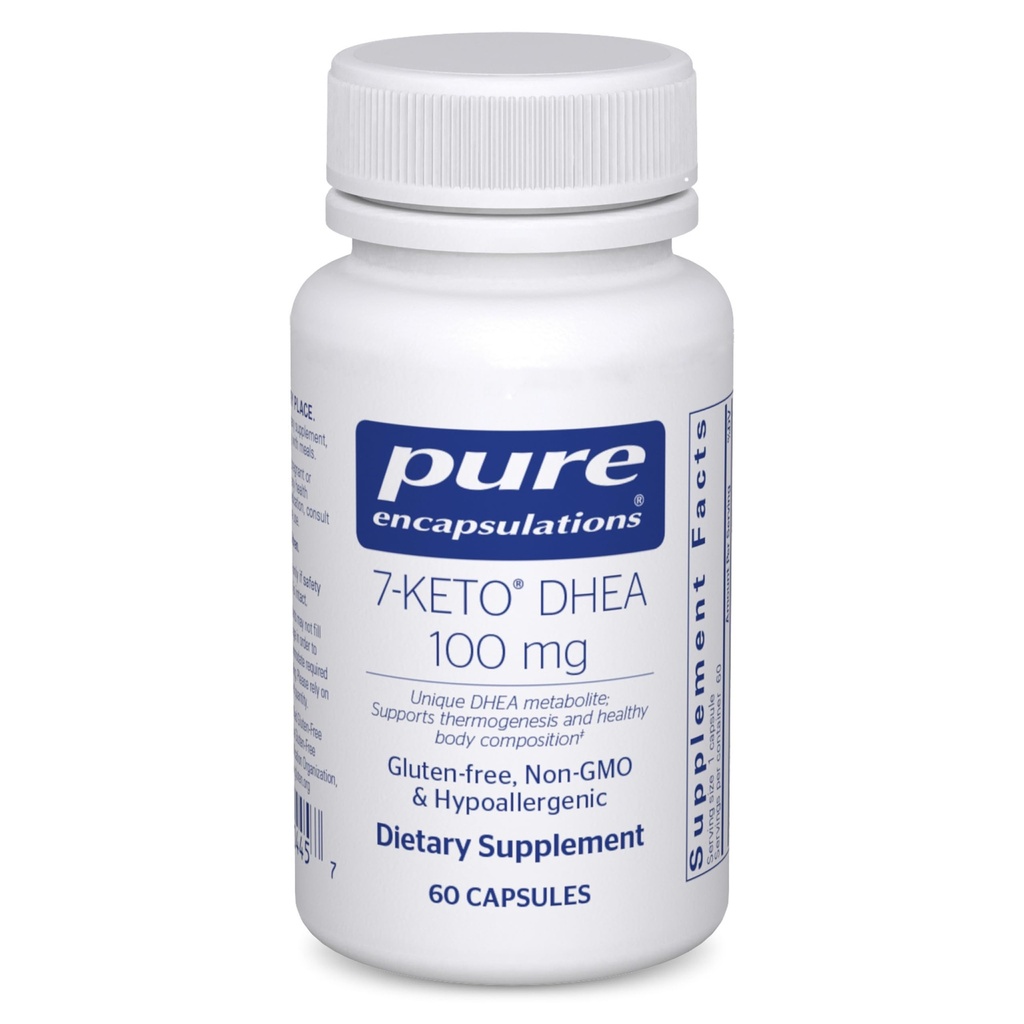Pure Encapsulations 7-Keto DHEA 100 mg | Unique DHEA Metabolite Supplement to Support Thermogenesis and Healthy Body Composition* | 60 Capsules