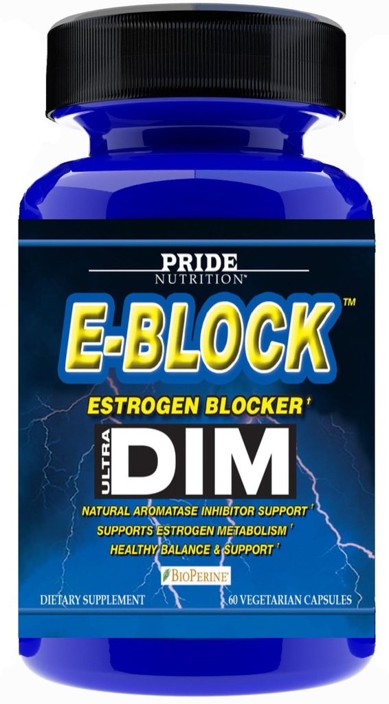 Διατροφή Pride E-Block DIM συμπλήρωμα 700MG Επιπλέον δύναμη Οιστρογόνων Blocker 