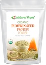 Z Natural Foods Organic Pumpkin Seed Protein Powder - Nutrient-Dense Fiber Supplement, Vegan Pumpkin Protein Powder Powder for Hair Skin Nails Muscle Health - Ιδανικό για Smoothies Shake Bakeing Συνταγές, 1 lb