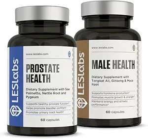 LES Labs Prostate Υγεία και αρσενικό Heath Bundle
