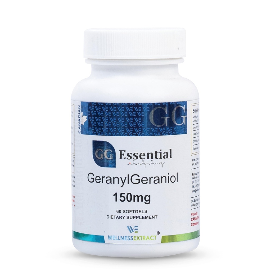 WELLESS EXTRACT GG Essential Annatto Derived Dietary Supplement for Statin Users, Pack of 60 κάψουλες Softgels 150mg
