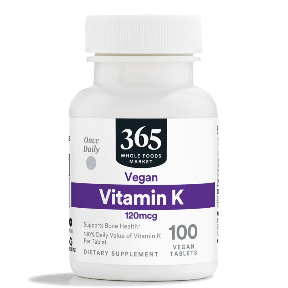 365 από το Whole Foods Market, Vitamin K 120 MCG, 100 Tablets