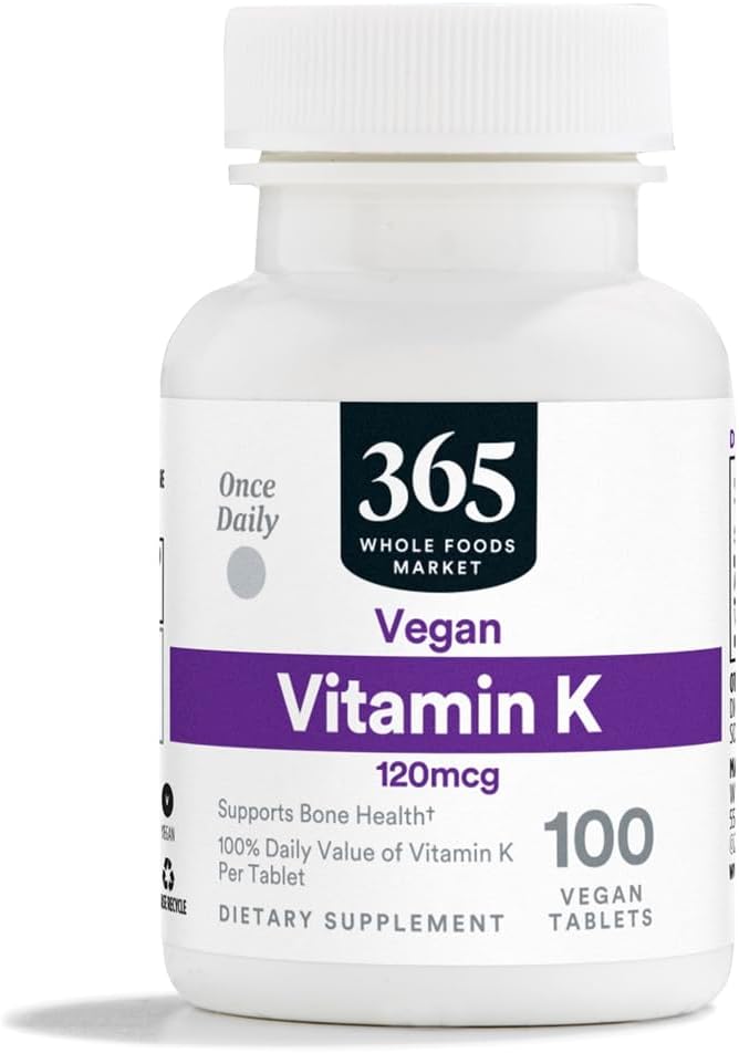 365 από το Whole Foods Market, Vitamin K 120 MCG, 100 Tablets