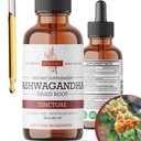 Βιολογικές σταγόνες υγρού Ashwagandha, Root Tincture Ashwagandha, Ashwagandha εκχυλίσματα βοτάνων συμπληρώματα - 2 Fl Oz