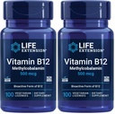 Life Extension Vitamin B12 Methylcobalamin 500mcg -Vitamin B12 Supplement for General Energy and Brain Health -Sugar Free Vegetarian Lozenges Dissolve in Your Mouth - Once Daily -100 Count (Pack of 2)