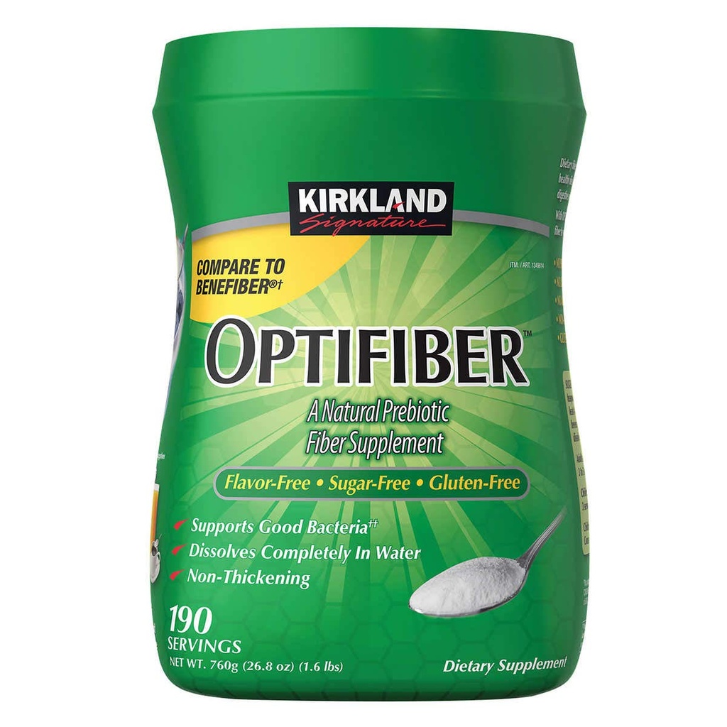 Kirkland Υπογραφή OPTIFIBER, 25,6 Ουγγιά 190 Υπηρεσίες (2 πακέτο)