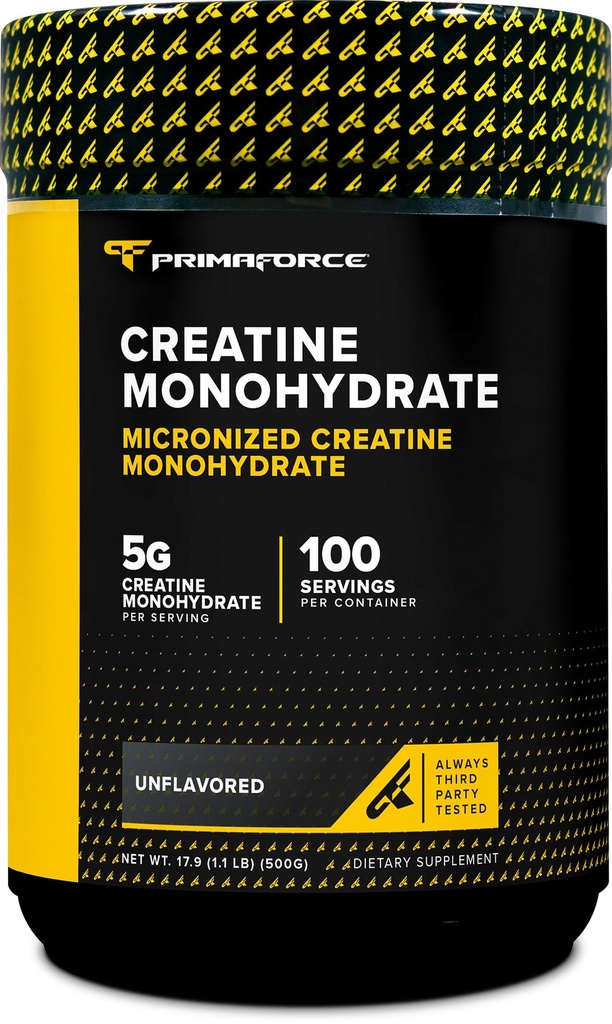Primaforce Micronized Creatine Monohydrate Powder 500 Grams (1,1 Λίρες)