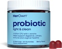 Το δικό της Probiotic & Prebiotic Gummy, υποστηρίζει Digestive Health, προάγει υγιή κόκκαλα, υποστηρίζει ανοσοποιητική υγεία, 5 δισεκατομμύρια CFUs, γλουτένη και χωρίς σόγια, Vegan, 60 Gummies, 30 υπηρεσίες (πακέτο του 1)