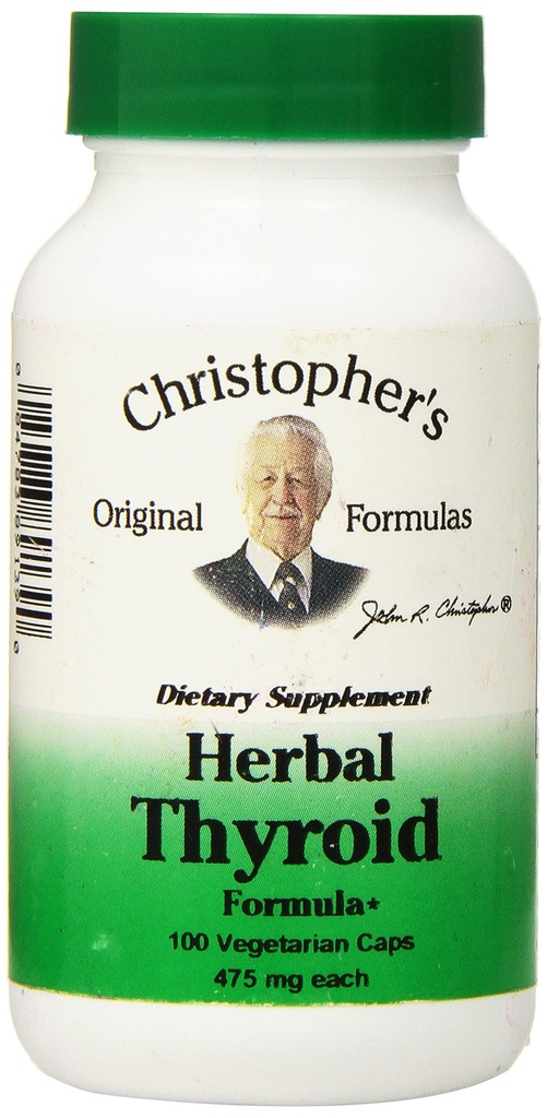 Φόρμουλα Δρ. Christopher's Formula Herbal Thyroid, 100 Count
