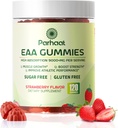 EAA Gummies 120 Gummies (Strawberry), Essential Amino Acids - Όλα τα 9 Essential Aminos (EAA) και όλα τα Branched-Chain Aminos (BCAAs), Non-GMO, Gluten Free, Vegetarian Friendly