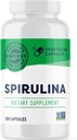 Κάψουλες Vimergy Spirulina – Συμπυκνωμένη πρωτεΐνη φυτών Υποστηρίζει την Ανοσοποιητική Υγεία & Καρδιαγγειακή Λειτουργία – Vegan, Kosher, Gluten-free – 180 κάψουλες