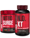 Jacked Factory Nitrosurge Shred Θερμογόνο προ-εξάσκηση σε πορτοκαλί ανανά & N.O. XT Nitric Oxide Booster για άνδρες και γυναίκες