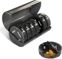 Sukuos Weekly Pill Organizer 4 φορές την ημέρα, Extra Large 7 Day Pills Box, Πολύχρωμες Βιταμίνες για το ιχθυέλαιο, βιταμίνη, φαρμακευτική αγωγή, συμπληρώματα 