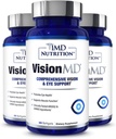 1MD Nutrition VisionMD Eye Vitamin CARMIS - with Lutein & Zeaxanthin | Supports Vision Health, Everyday Eye Strain, & Occasional Dry Eye | 90 Softgels (3-Pack)