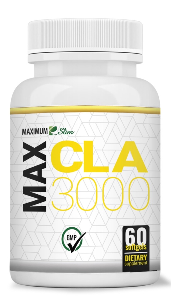 Maximum Slim MAX CLA 3000, Υψηλή Ικανότητα, Φυσικό Βάρος Απώλεια Ενίσχυση Άσκησης, Αύξηση της μυϊκής μάζας Lean, Μη Ροή, Μη ΓΤΟ 95% Καθαρό CLA, 90 Μέτρα