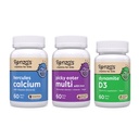 Βιταμίνες Renzo's Stronger Now Bundle - Picky Eater Kids Multivitamin, Hercules Calcium, και βιταμίνη D3 για παιδιά