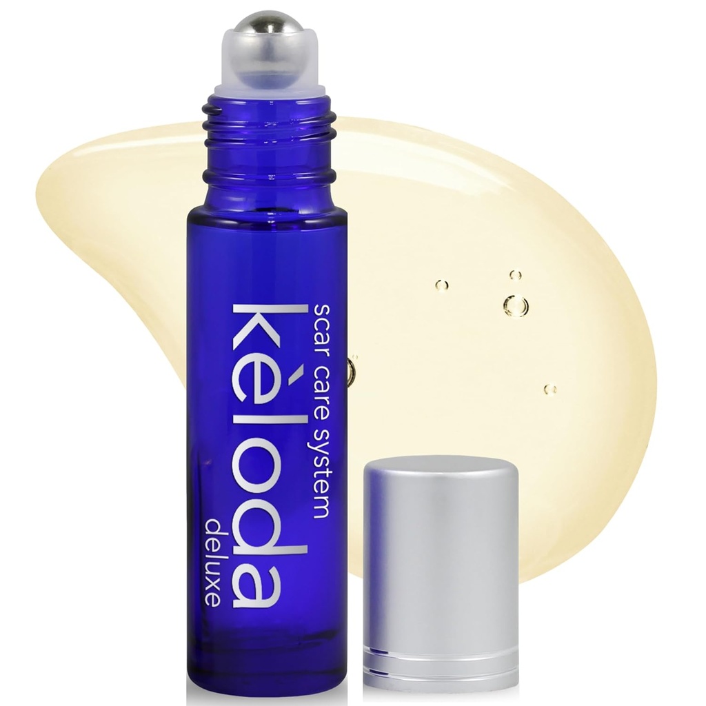 KELODA Deluxe Scar & Keloid αφαίρεση πετρελαίου & μασέρ, 0.33 oz 