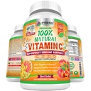 Φρέσκα Healthcare 100% Φυσική Βιταμίνη C - 500mg από Rose HIPS, Acerola Cherry & Camu Camu - Υψηλή Απορρόφηση Ανοσολογική Υποστήριξη, Δέρμα, Κοινή & Collagen Booster με Εσπεριδοειδή Μπιφλαβονοειδή - 120 Κάψουλες