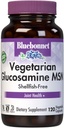Bluebonnet Vegetarian Glucosamine with MSM Supplement - Shellfish-Free Joint Support Supplement for Women & Men - Vegetable Glucosamine HCI - Vegan, Kosher, Free of Soy, Gluten & Dairy - 120 V Caps
