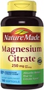 Nature Made Magnesium Citrate 250 mg Συμπλήρωμα διατροφής (Netcount 180 Soft Gels), 180Count