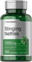 Horbäach Stinging Nettle Capsules | 150 Count | Herbal Leaf Extract Supplement | Non-GMO, Gluten Free