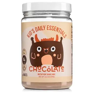 Naked Chocolate Kids Daily Essentials, Kids Protein Shake Made With Organic Milk, 6 Organic Vegetables, 25 Vitamins and Minerals, No Artificial Sweeteners, Flavors, Colors or Preservatives