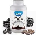 One Planet Nutrition Nano Shilajit 250 mg κάψουλες Veggie (120 σερβιέτες), 40-60% Fulvic Acid, Nano για ενισχυμένη απορρόφηση, πλούσια σε ορυκτά, μη-GMO, Vegan, Χωρίς γλουτένη