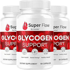 (3 Pack) Super Flow Glycogen - SuperFlow Glycogen Support Caps, Super Flow, Glycogen Support Super Flow, Official SupperFlow Glycogen Support, Super Flow Glyco Optimizer, 90 Κάψουλες για 3 μήνες