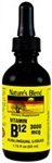 Βιταμίνη Β-12 3000 mcg Υπογλώσσιες σταγόνες 1.75 oz Liquid