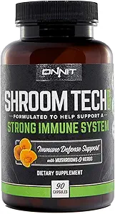 ONNIT Shroom Tech Immune: Daily Immune Support Supplement with Chaga Mushroom (90ct)