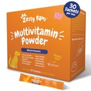 Zesty Paws 10-in-1 Dog Vitamins - Dog Multivitamin Powder, Salmon, 30 Ct