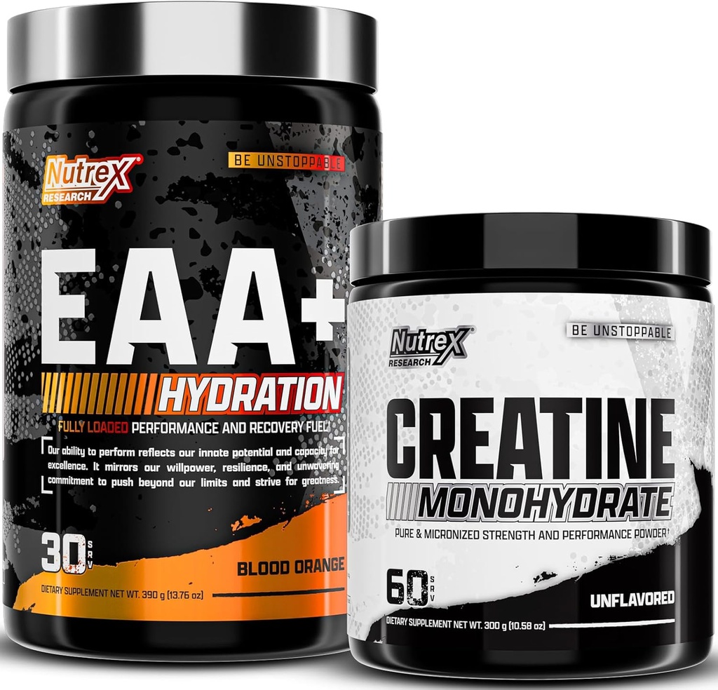 Nutrex Research EAA Ενυδάτωση αίματος Orange Amino Acids & Creatine Monohydrate Κόνις