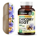 BIO KRAUTER Chicory Fiber Συμπλήρωμα - 1200 mg Δύναμη - 100 Count - Chicory Root Powder - Inulin Capses for Digestive Support - Vegan