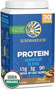 Sunwarrior Organic Plant Based Protein Powder 