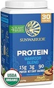 Sunwarrior Organic Plant Based Protein Powder | Vegan Organic Protein Powder Maple Flavored with BCAA Amino Acids & Hemp Seed Pea Blend | Non-GMO Soy Dairy Filler & Gluten Free (Maple, 30 Servings)