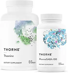 THORNE - Relax & Restore Bundle - L-Θεανίνη και PharmaGABA-100 Duo για το άγχος ανακούφιση & χαλάρωση - 60 έως 90 εξυπηρετήσεις