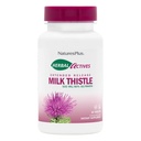 Natures Plus Herbal Actives Milk Thistle, Extended Release - 500mg, 80% Silymarin, 30 χορτοφαγικά δισκία - Χωρίς γλουτένη - 30 Σερβιέτες