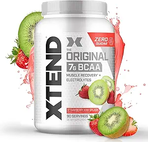 Xtend XTEND αρχική BCAA σκόνη 7g BCAA και 2.5g L-Γλουταμίνη, ζάχαρη δωρεάν μετά την προπόνηση μυϊκή αποκατάσταση ποτό με Αμινοξέα για άνδρες και γυναίκες, 90 εξυπηρετούν