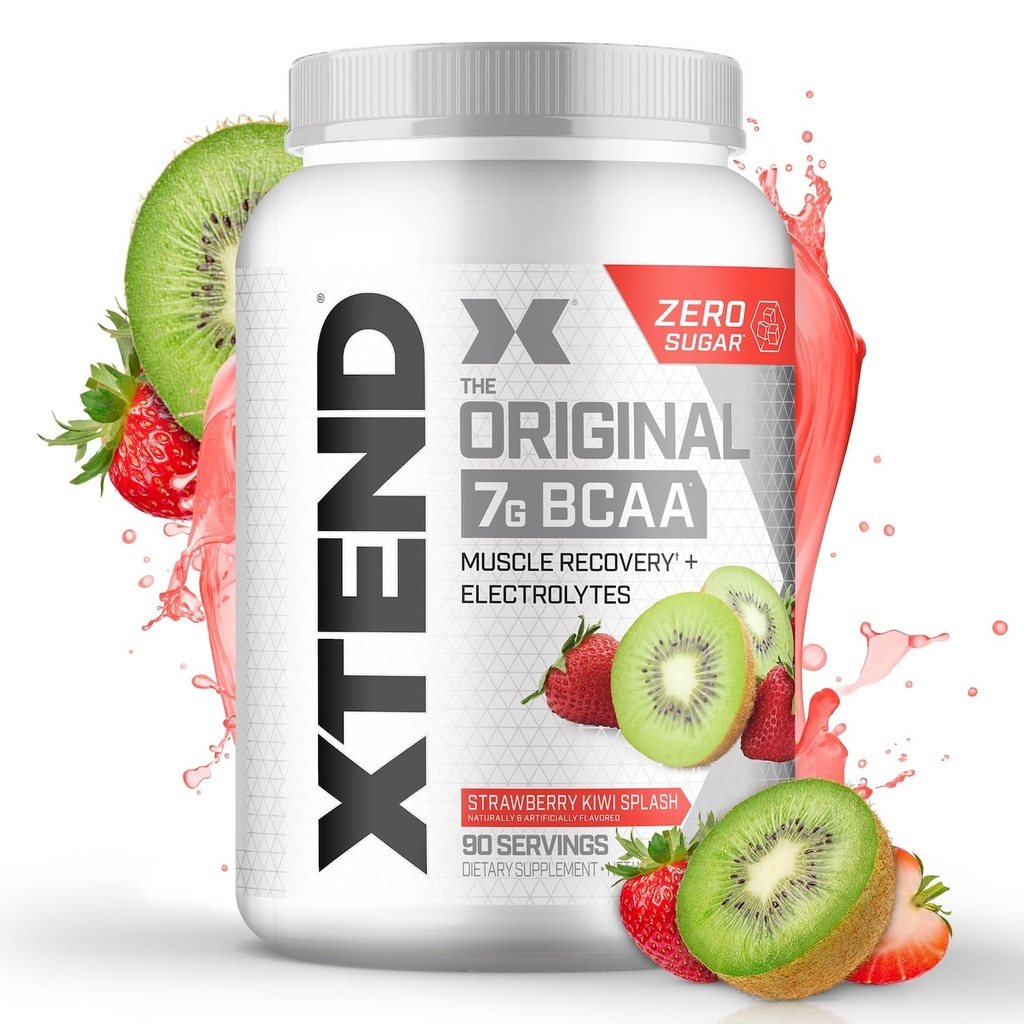 Xtend XTEND αρχική BCAA σκόνη 7g BCAA και 2.5g L-Γλουταμίνη, ζάχαρη δωρεάν μετά την προπόνηση μυϊκή αποκατάσταση ποτό με Αμινοξέα για άνδρες και γυναίκες, 90 εξυπηρετούν