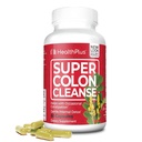 Υγεία Plus Super Colon Cleanse 15 Ημέρα προσφοράς του Gentle Gut Cleanse Detox, Psyllium Husk, Προβιοτικά για την ανακούφιση της δυσκοιλιότητας & Digestive Υποστήριξη, 60 κάψουλες